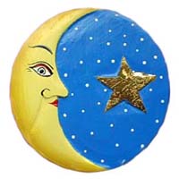 artist's rendition of the moon