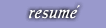 resume