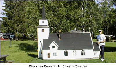 Churches Come in All Sizes in Sweden