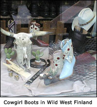 Cowgirl Boots in Wild West Finland