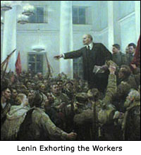 Lenin Exhorting the Workers